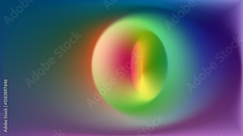 Bright rainbow background. 3D soft gradient phone wallpaper