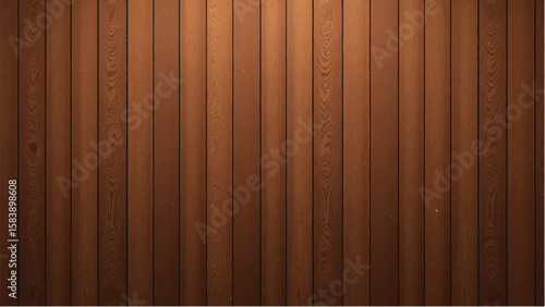 Natural Wooden Plank Background. Wooden wall. A seamless wooden texture background. Vector illustration.
