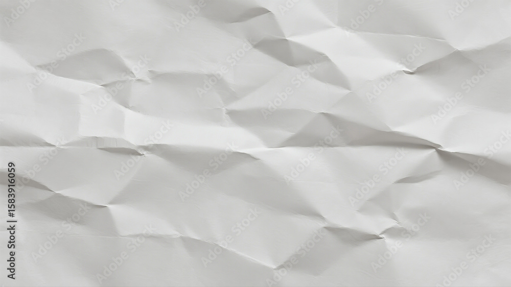 Fototapeta premium white crumpled paper