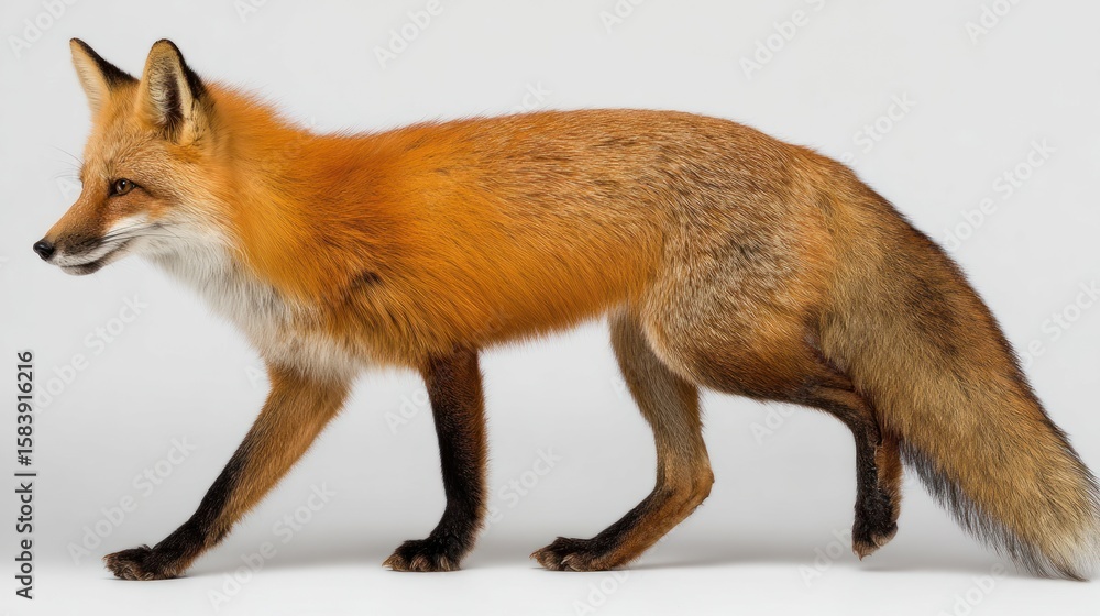 Obraz premium Red Fox in Profile