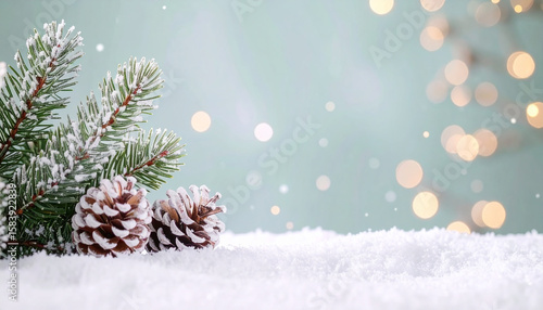 Festlicher Hintergrund Weihnachten Pastellfarben und Bokeh

