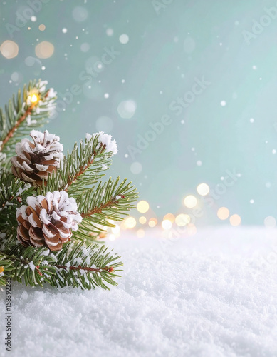 Festlicher Hintergrund Weihnachten Pastellfarben und Bokeh

