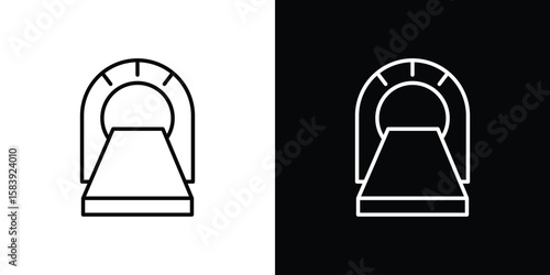 Tomography icon for concept and graphic design. Collection of high quality black style vector icons