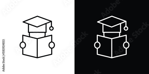 Reading icon for concept and graphic design. Collection of high quality black style vector icons
