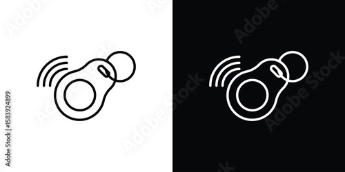 RFID key tag icon for concept and graphic design. Collection of high quality black style vector icons