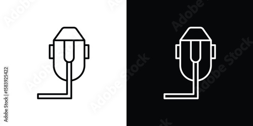 Oxygen mask icon for concept and graphic design. Collection of high quality black style vector icons