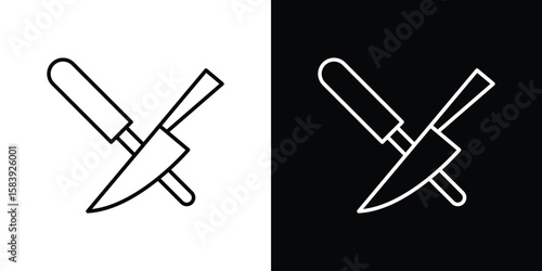 Knife sharpener icon for concept and graphic design. Collection of high quality black style vector icons