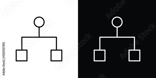 Consolidation icon for concept and graphic design. Collection of high quality black style vector icons