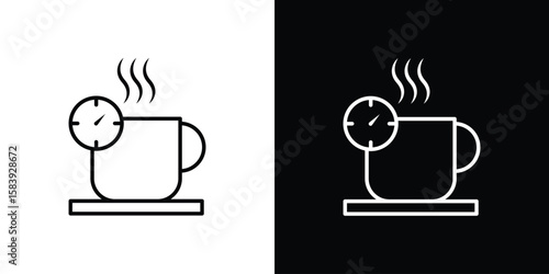 Break icon for concept and graphic design. Collection of high quality black style vector icons