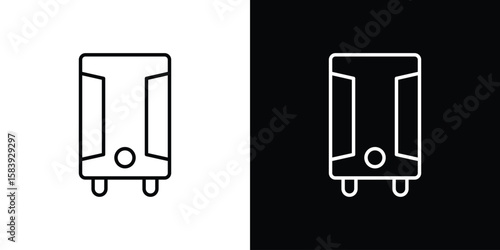 Air purifier icon for concept and graphic design. Collection of high quality black style vector icons