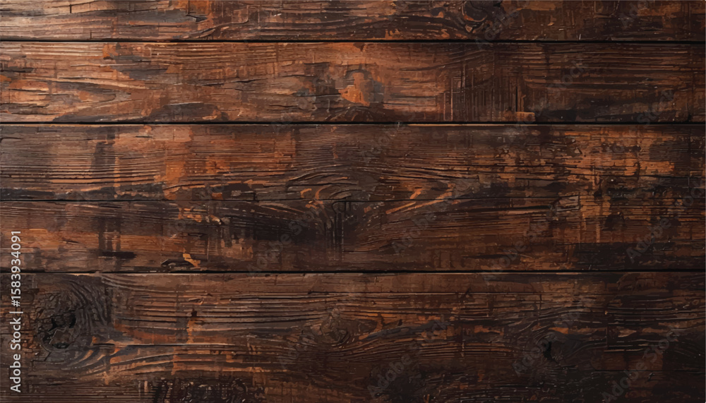 Fototapeta premium Close up of wall made of wooden planks. Wood plank texture background. Wood panels. Wooden background.