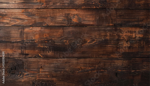 Close up of wall made of wooden planks. Wood plank texture background. Wood panels. Wooden background.