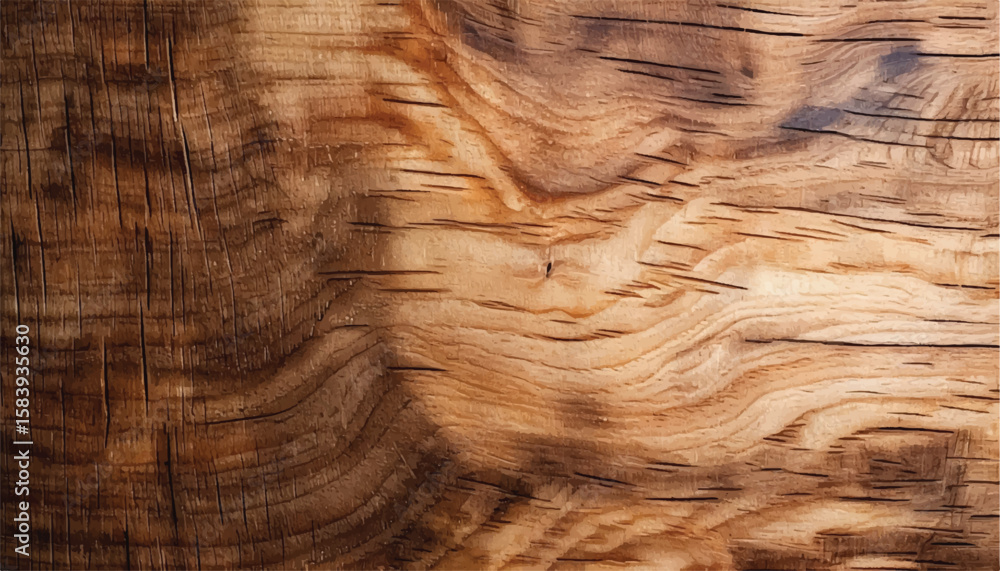 Naklejka premium Close Up of a Wooden Surface. Wood Texture with Natural Pattern. Wooden background.