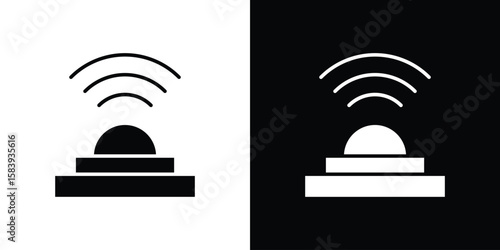 Infrared icon glyphs vectors. Web flat pack.