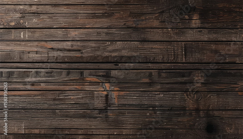 Close up of wall made of wooden planks. Wood plank texture background. Wood panels. Wooden background.