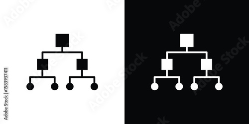 classification icon glyphs vectors. Web flat pack.