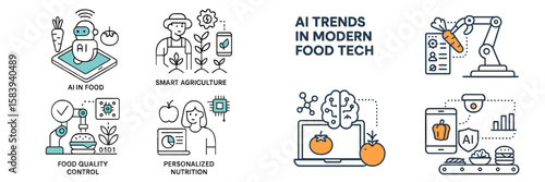 Exploring AI trends in modern food technology for improved agriculture and nutrition management