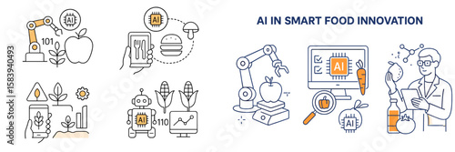 Exploring the role of AI in transforming food innovation and production processes in modern agriculture