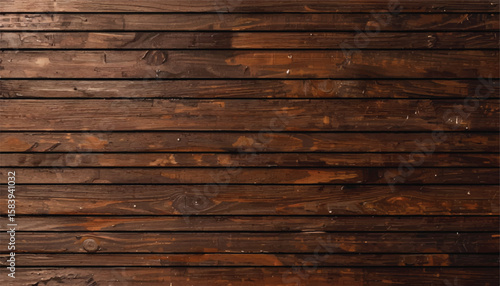 Close up of wall made of wooden planks. Wood plank texture background. Wood panels. Wooden background.