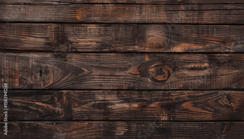 Close up of wall made of wooden planks. Wood plank texture background. Wood panels. Wooden background.