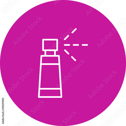 Freshener Vector Pink Circle Icon Design