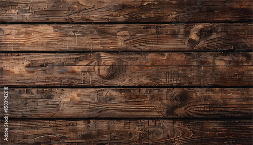 Close up of wall made of wooden planks. Wood plank texture background. Wood panels. Wooden background.