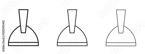 Putty knife icon for Website or Apps Elements, Logo. Pixel vector graphics