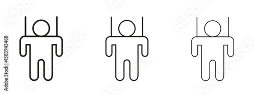 Puppet icon for Website or Apps Elements, Logo. Pixel vector graphics