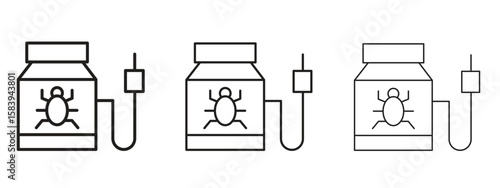 Pesticide icon for Website or Apps Elements, Logo. Pixel vector graphics