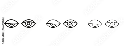 Myasthenia gravis icon for Website or Apps Elements, Logo. Pixel vector graphics