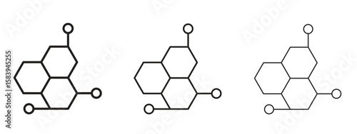 Hormones icon for Website or Apps Elements, Logo. Pixel vector graphics