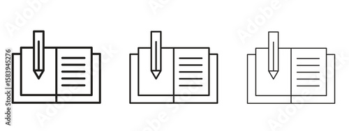 Homework icon for Website or Apps Elements, Logo. Pixel vector graphics