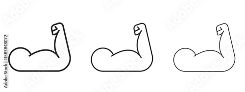 Arm icon for Website or Apps Elements, Logo. Pixel vector graphics