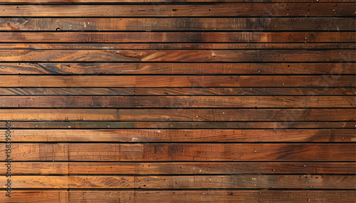 Close up of wall made of wooden planks. Wood plank texture background. Wood panels. Wooden background.