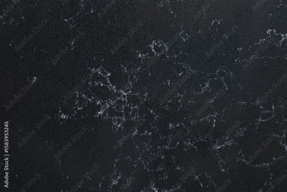 Obraz premium Texture of black marble surface as background, top view