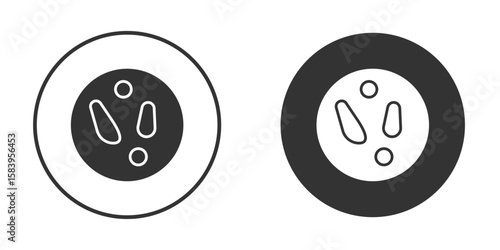 Thalassaemia icon simple solid style concept. Clipart vectors