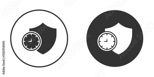 Long term icon simple solid style concept. Clipart vectors