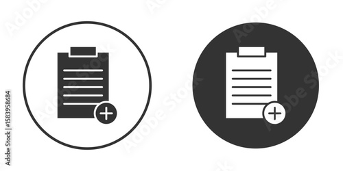 Health insurance icon simple solid style concept. Clipart vectors
