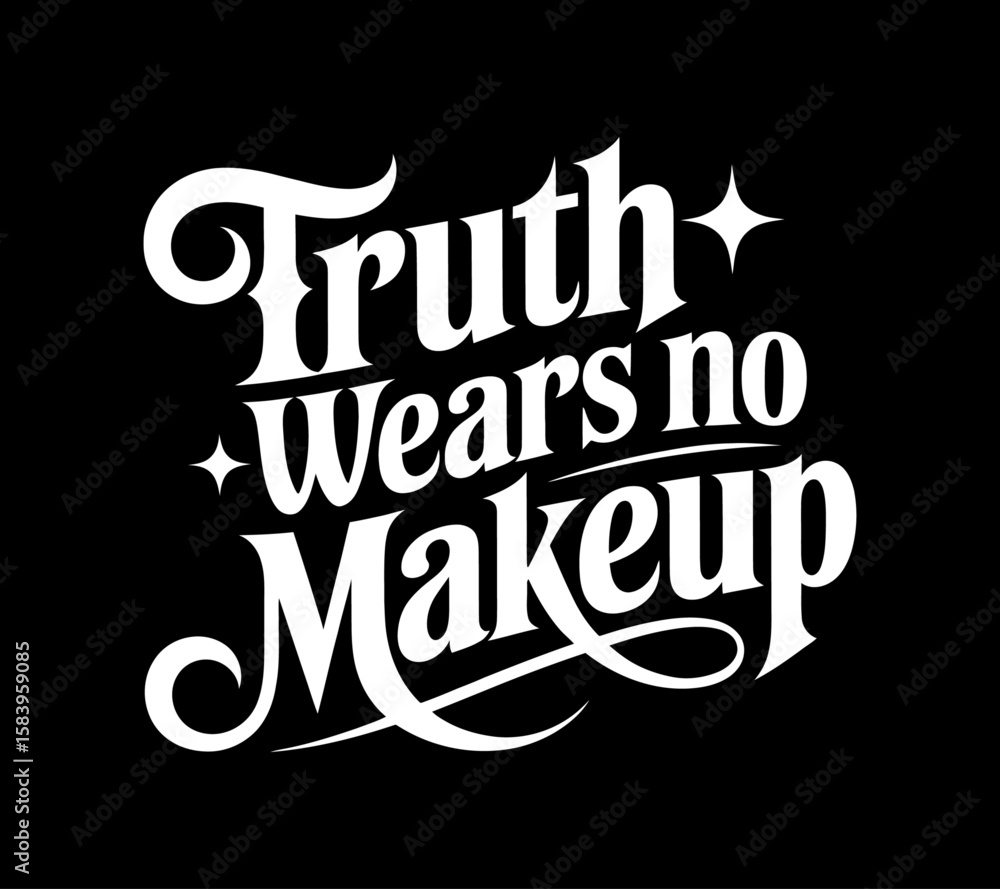 Obraz premium A bold and elegant typography design proclaiming that 