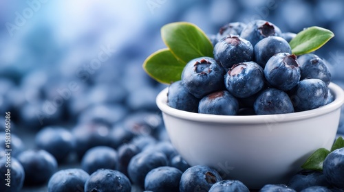 Wallpaper Mural The Delicious Blueberries in a Bowl Surrounded by More Fresh Fruits Torontodigital.ca