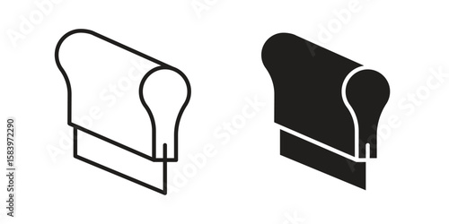 Print screen icon set line art and glyph design. Eps10