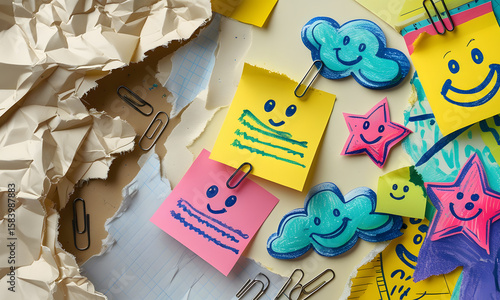 Creative Back-to-School Background with Education Elements and Colorful Design