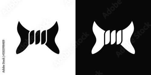 Squeeze icon silhouette in black flat style. Graphic element