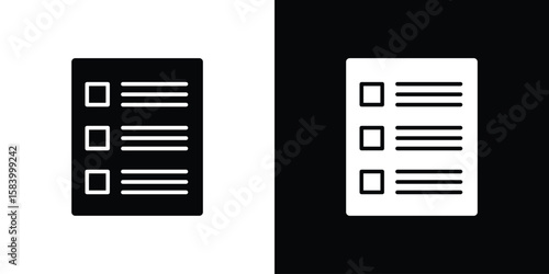 Quota icon silhouette in black flat style. Graphic element