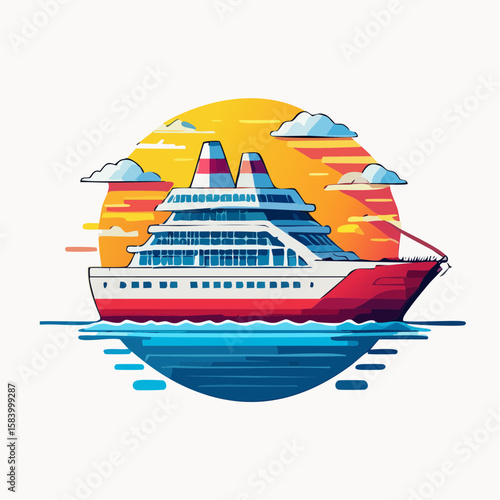 ship on the sea