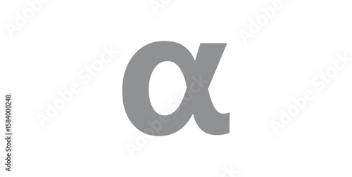 Greek Small Letter Alpha symbol.