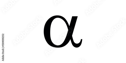 Greek Small Letter Alpha symbol.