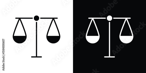 Economies of scale icon silhouette in black flat style. Graphic element