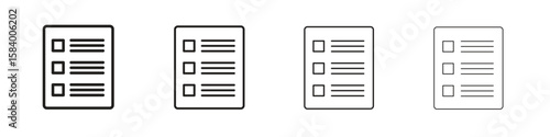 Quota icon for graphic design, Web, UI, app. Simple abstract icons