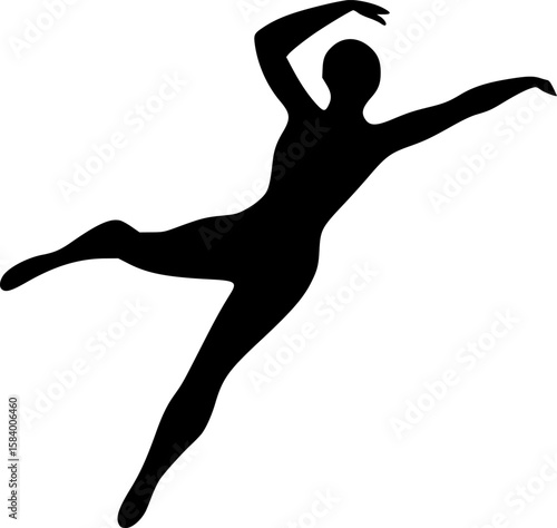 Dance - Minimalist and Flat Logo - Vector illustration